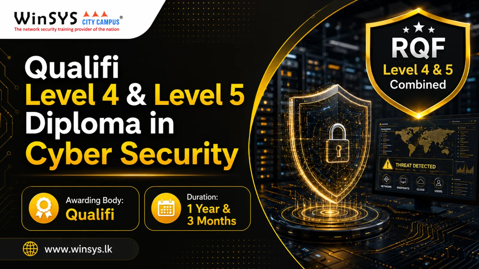 Qualifi Level 4 & Level 5 Diploma in Cyber Security