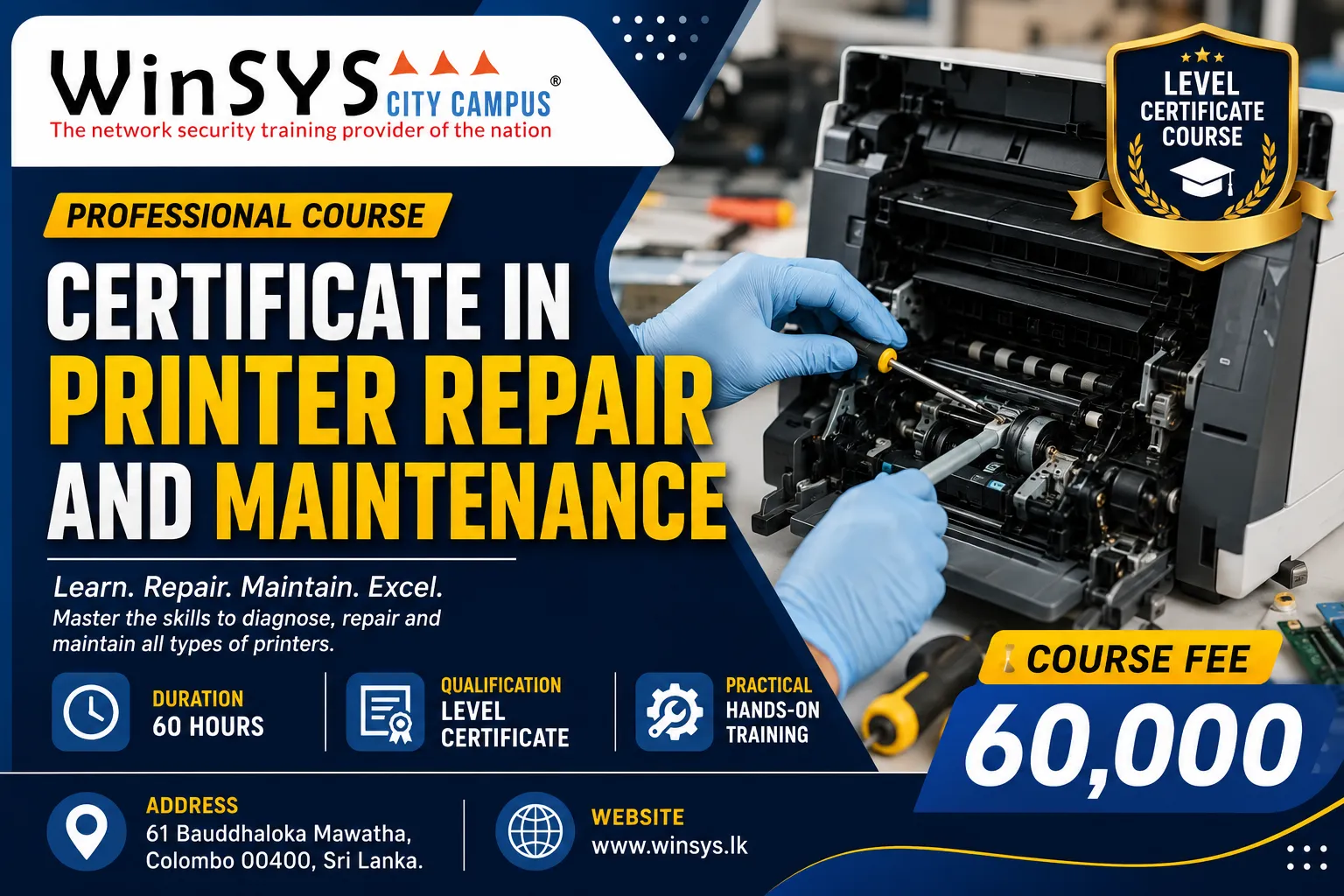 Certificate in Printer Repair and Maintenance