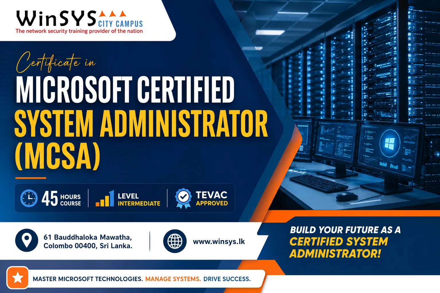 Certificate in Microsoft Certified System Administrator (MCSA)