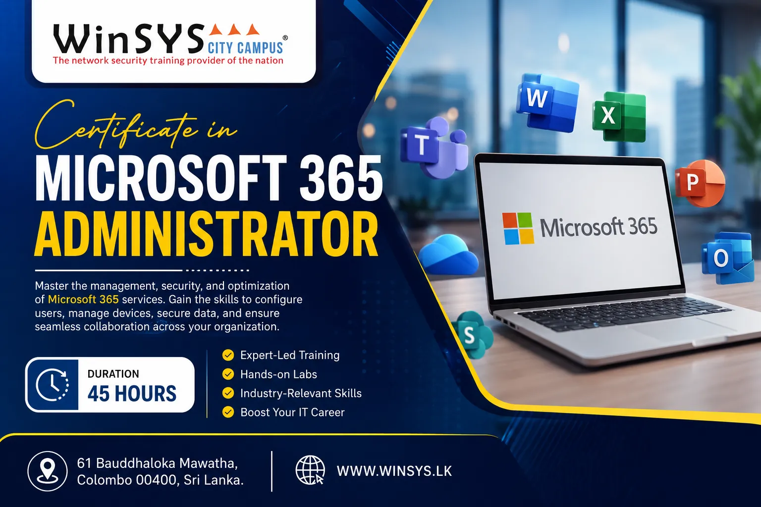 Certificate in Microsoft 365 Administrator