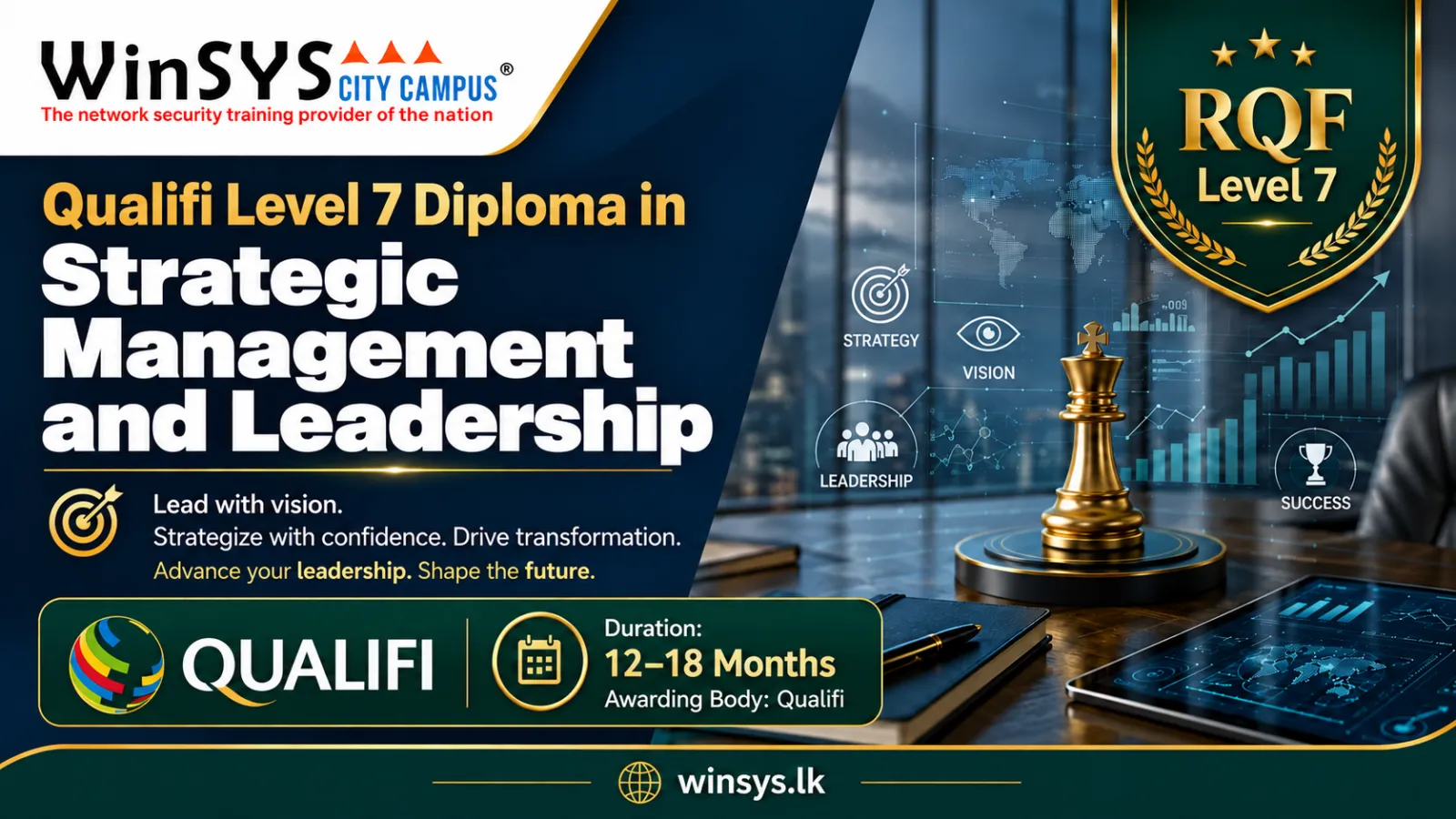 Qualifi Level 7 Diploma in Strategic Management and Leadership